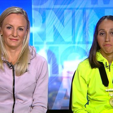 VIDEO: US runners describe Boston Marathon show of sportsmanship