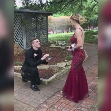 VIDEO: Prom night turns into a proposal for young couple