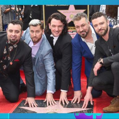 VIDEO: 'NSYNC reunites to receive star on Hollywood Walk of Fame