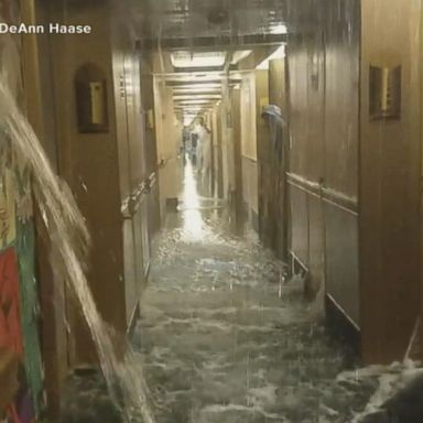 VIDEO: Flooding causes panic on Carnival cruise ship 