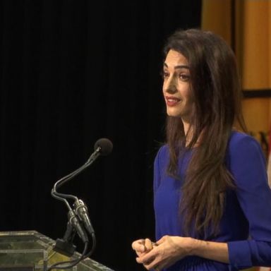 VIDEO: Amal Clooney tells Vanderbilt grads: 'We need courage'