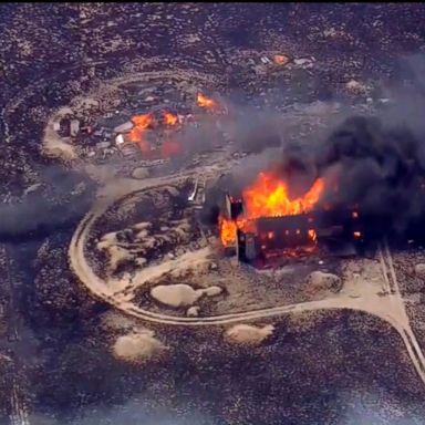 VIDEO: Wildfires break out in Arizona, Texas