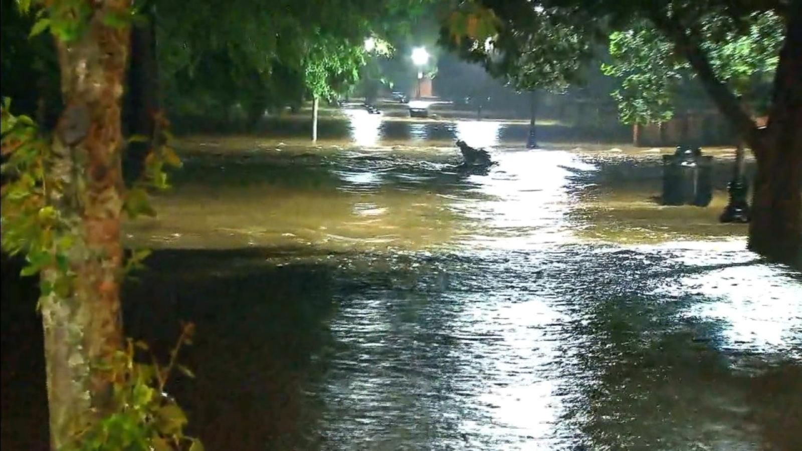 VIDEO: Rain, flooding pound the East Coast