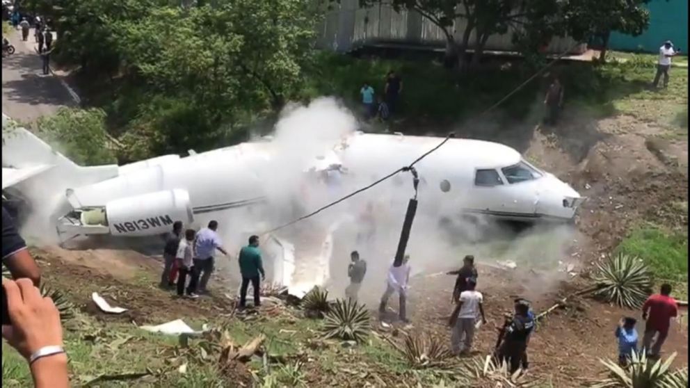 Americans private plane breaks in half in Honduras