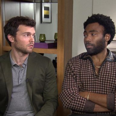 VIDEO: Donald Glover and Alden Ehrenreich dish on 'Solo: A Star Wars Story'