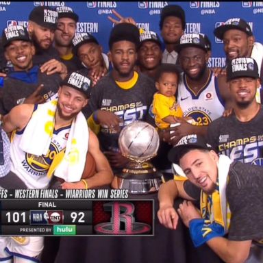 VIDEO: Warriors advance to 4th straight NBA Finals