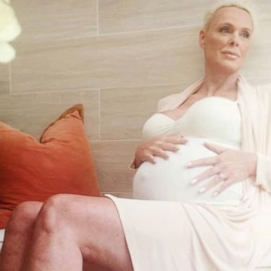 VIDEO: Danish actress Brigitte Nielsen announces she's pregnant at 54