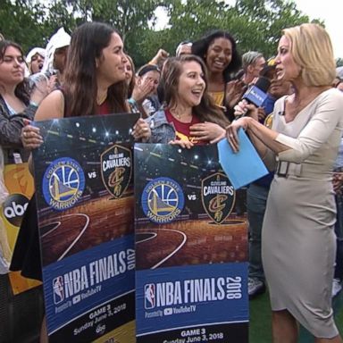 VIDEO: Cavs superfans surprised with NBA finals tickets on 'GMA' 