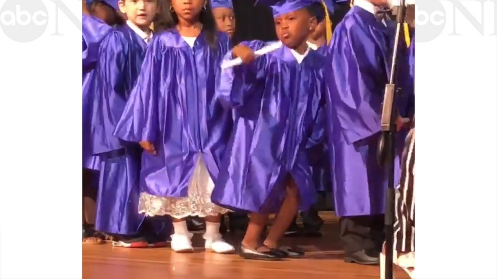 VIDEO: 5-year-old's dance moves steals the show at pre-K graduation