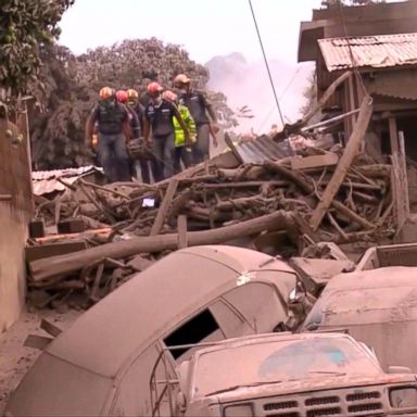 VIDEO: Desperate search for survivors in Guatemala eruption 