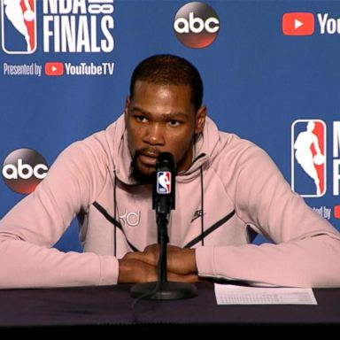 VIDEO: Kevin Durant lifts Golden State to 3-0 lead in NBA Finals 