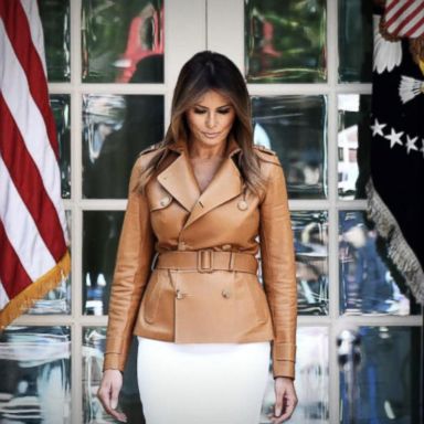 VIDEO: Melania Trump pushes back on Giuliani's Stormy Daniels comments