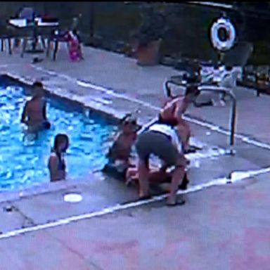 VIDEO: Incredible rescue at a Minnesota swimming pool caught on tape