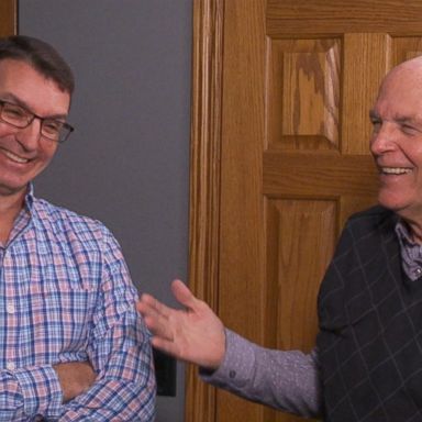 VIDEO: Father meets the son he never knew he had after Ancestry.com match