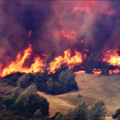 VIDEO: Extreme heat fuels fast-growing wildfires