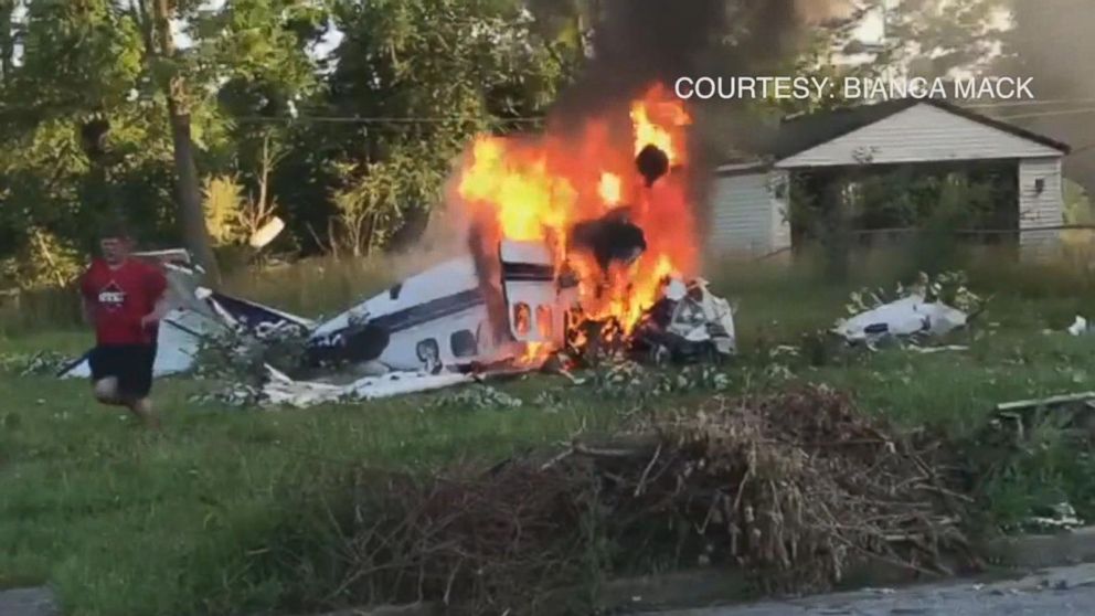 Sole Survivor Of Small Plane Crash Escapes Burning Wreckage