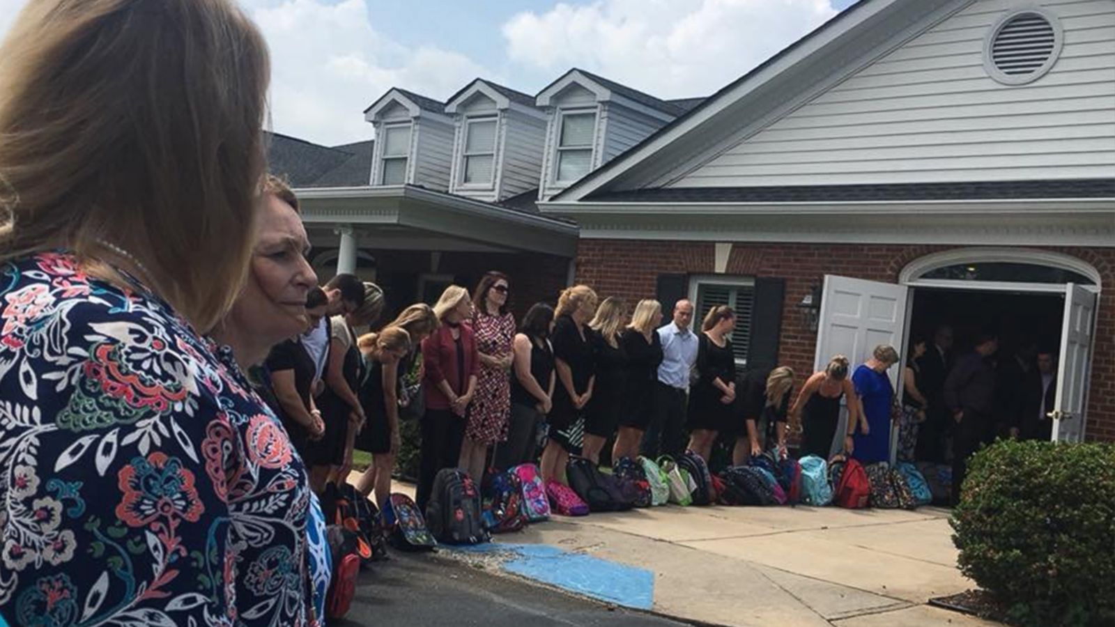 VIDEO: Teacher's last wish for backpacks at funeral inspires thousands