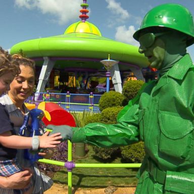 VIDEO: New Toy Story Land turns you into an honorary toy in Andy's backyard