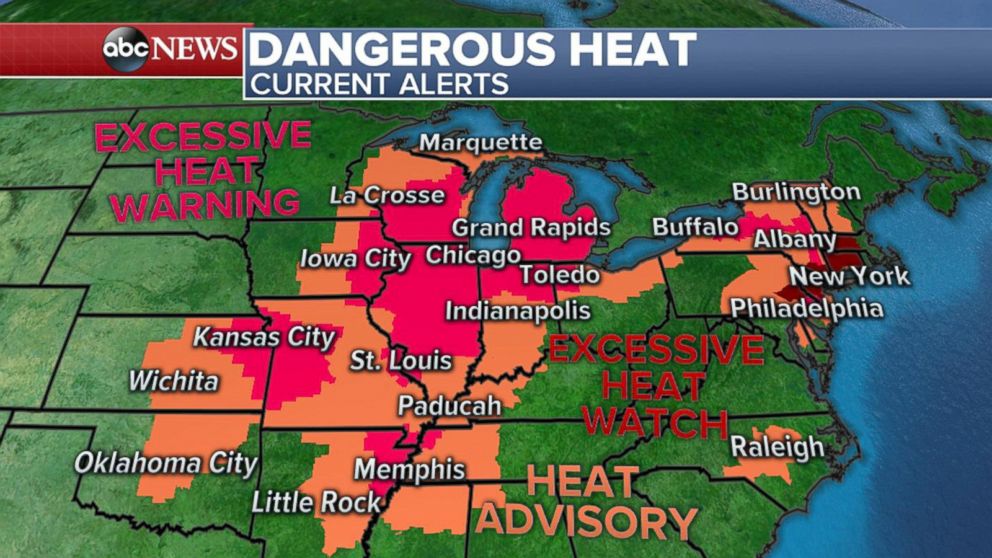Summer scorcher as dangerous heat wave continues Video - ABC News