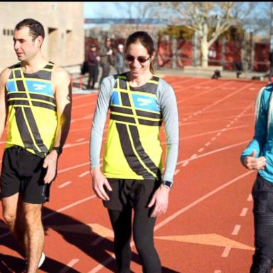 VIDEO: Elite runners inspire on and off the track