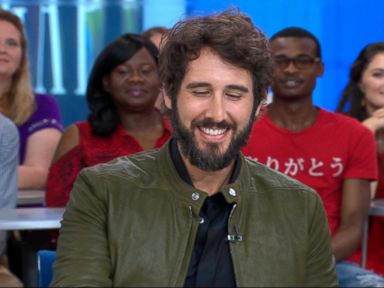 WATCH: Josh Groban reveals his go-to karaoke songs and new album's lucky charm