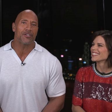 VIDEO: Dwayne 'The Rock' Johnson and Neve Campbell open up about 'Skyscraper' 