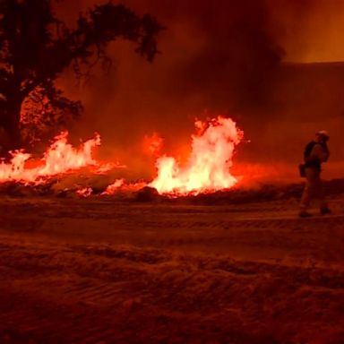 VIDEO: Wildfires blaze across the West