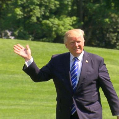 VIDEO: President Trump heads to Brussels for NATO summit