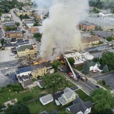 VIDEO: Gas explosion rocks Wisconsin town