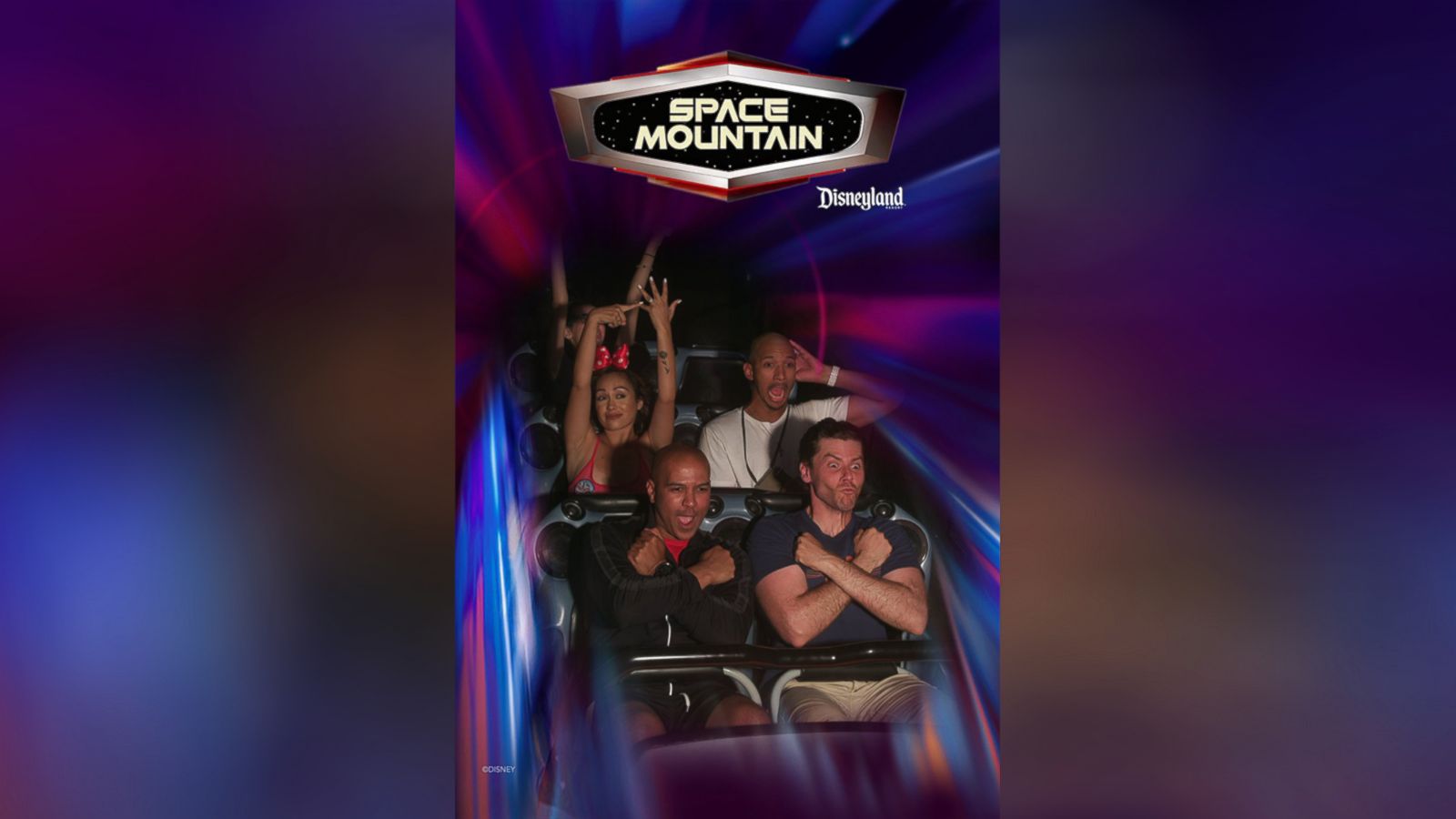 VIDEO: Woman flashing her engagement ring on Space Mountain is everything