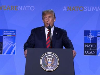 WATCH: Trump heads to UK after blasting NATO members