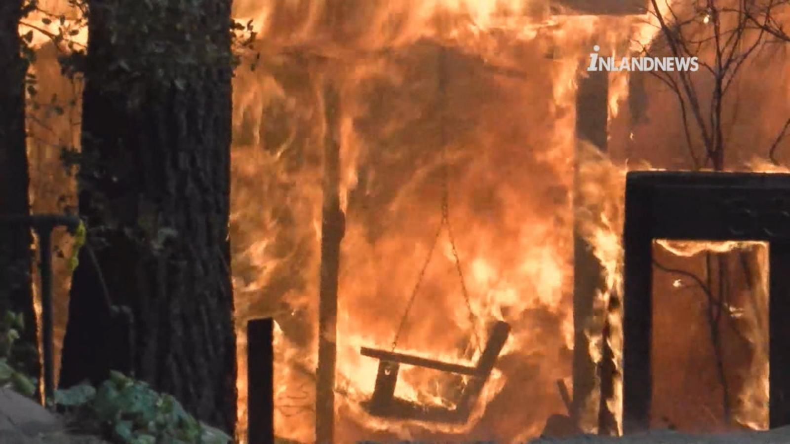 VIDEO: Southern California fire threatens hundreds of homes