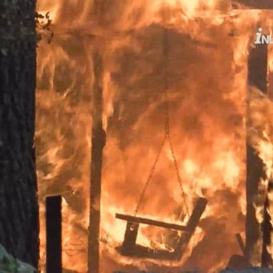 VIDEO: Southern California fire threatens hundreds of homes