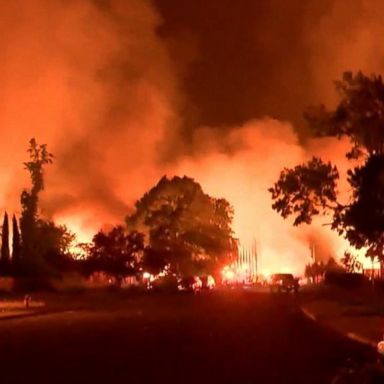 VIDEO: Deadly fire burns out of control in Northern California