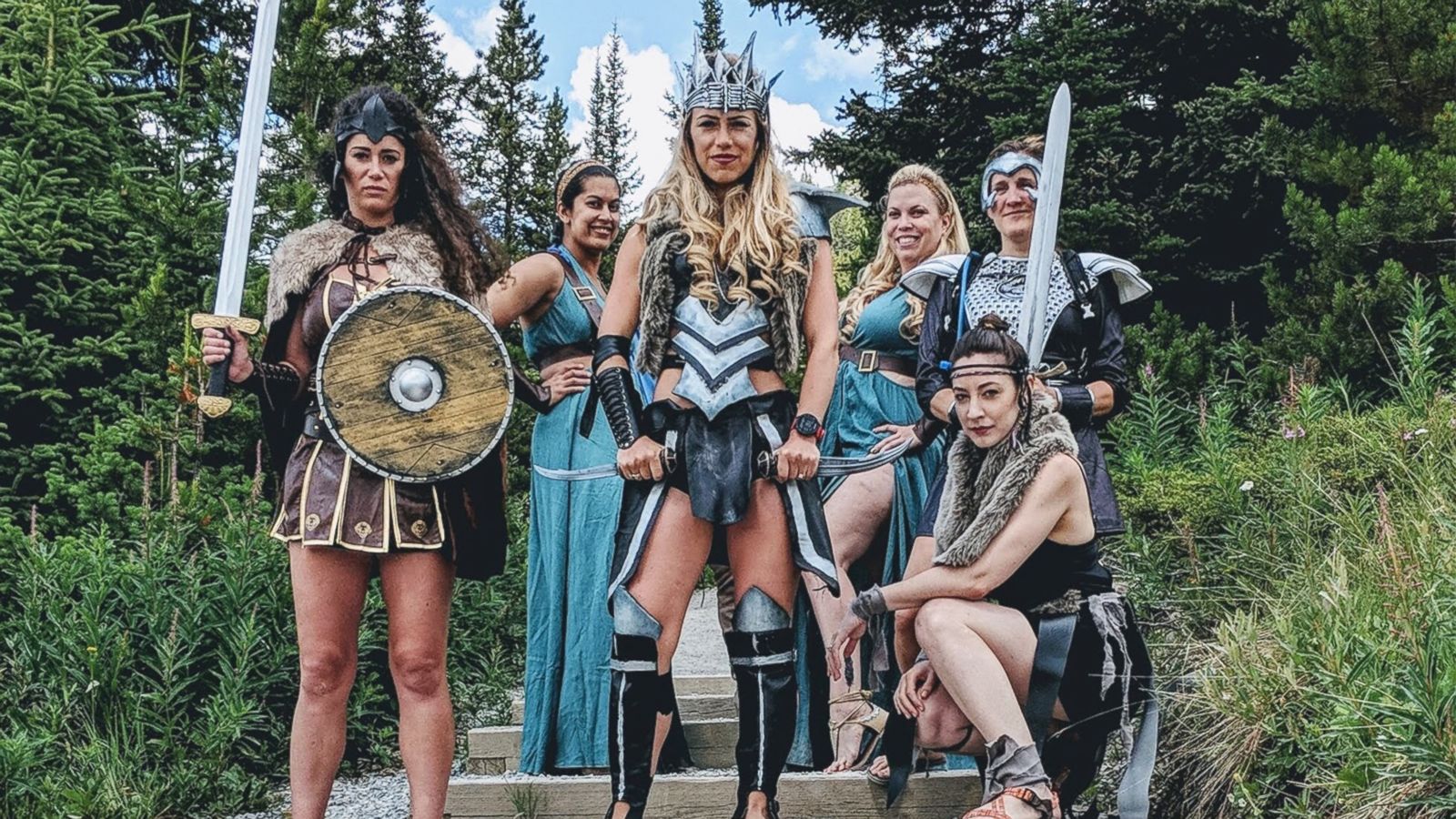 VIDEO: Check out this epic warrior-themed bachelorette party