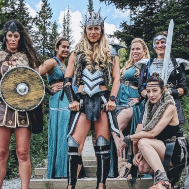 VIDEO: Check out this epic warrior-themed bachelorette party