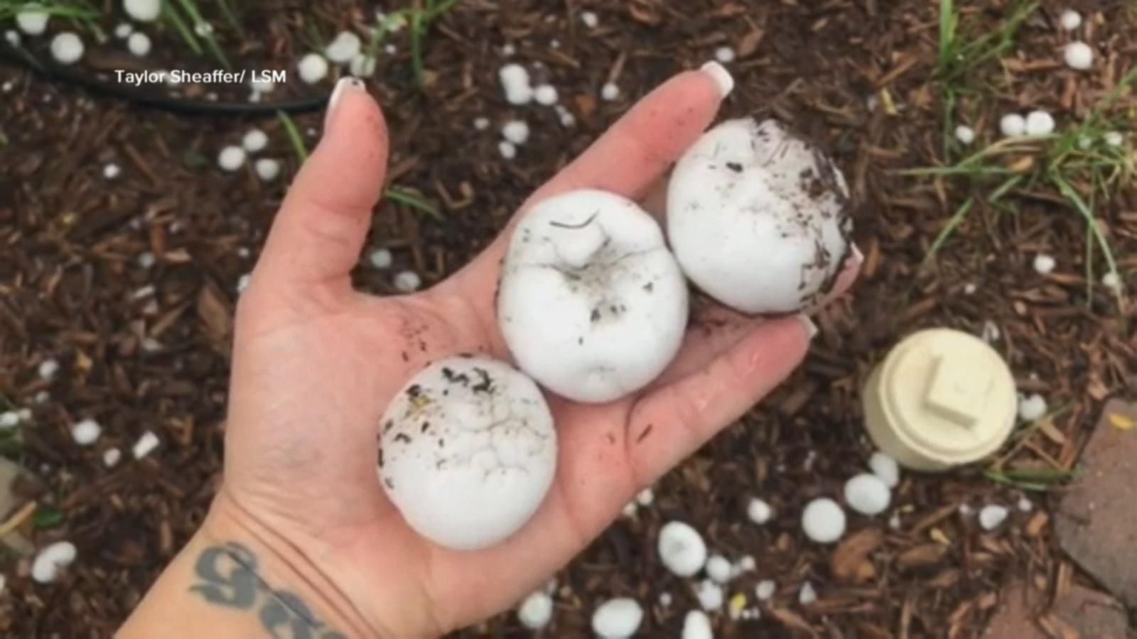 VIDEO: Massive hailstorm leaves 14 injured