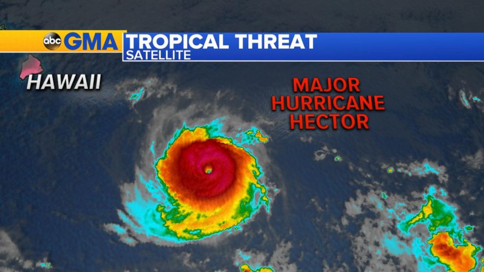 Hurricane Hector Storm downgraded to Category 3, churning near Hawaii