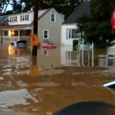 VIDEO: Homes, cars slammed by water amid flash floods in Northeast