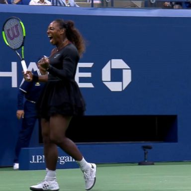 VIDEO: Serena Williams wins big at US Open 