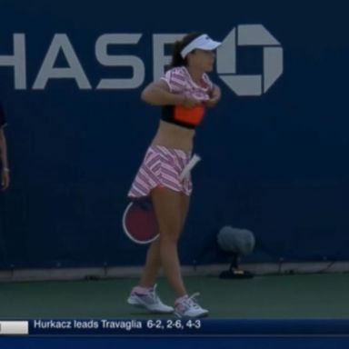 VIDEO: Controversy after female tennis player punished at US Open 