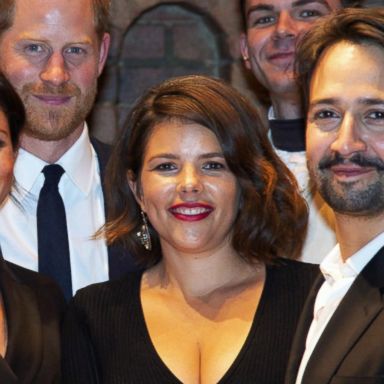 VIDEO: Prince Harry, Meghan Markle meet Lin-Manuel Miranda at 'Hamilton' performance