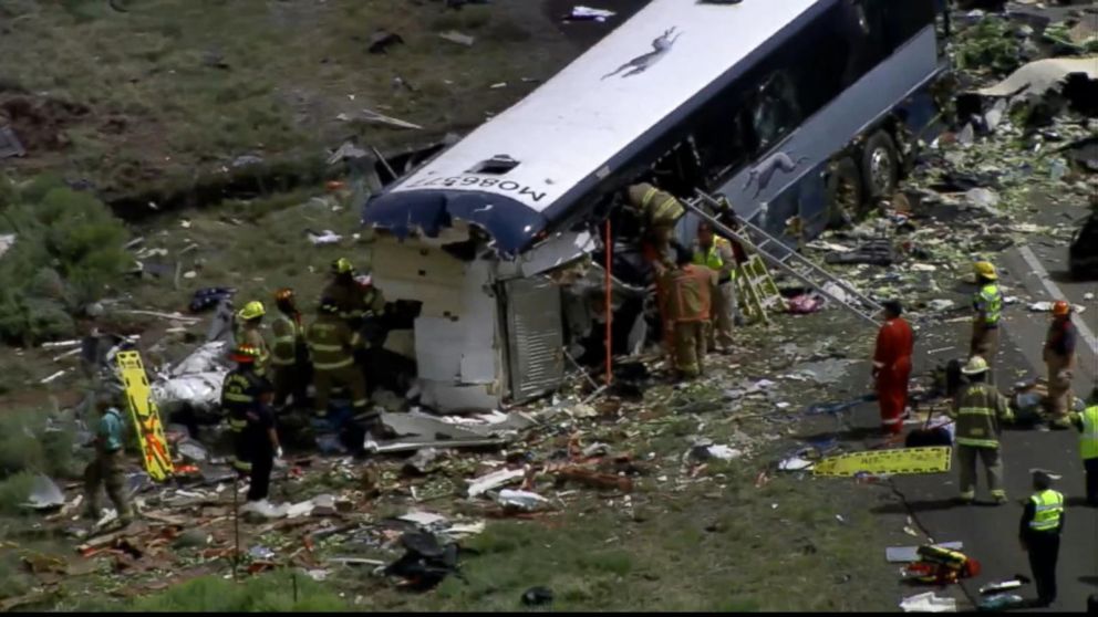 Death toll climbs in Greyhound bus crash Video ABC News