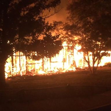 VIDEO: Fast-moving wildfire slams Northern California