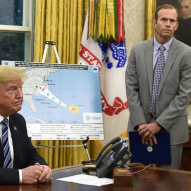 VIDEO: Trump faces backlash for comments on Hurricane Florence prep