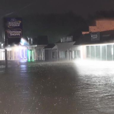 VIDEO: Torrential rains spark fears of inland flooding