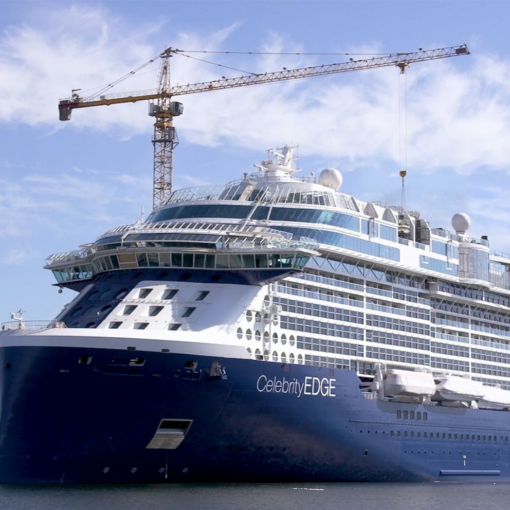 VIDEO: Here's how a cruise ship goes from nuts and bolts to glitz and glam