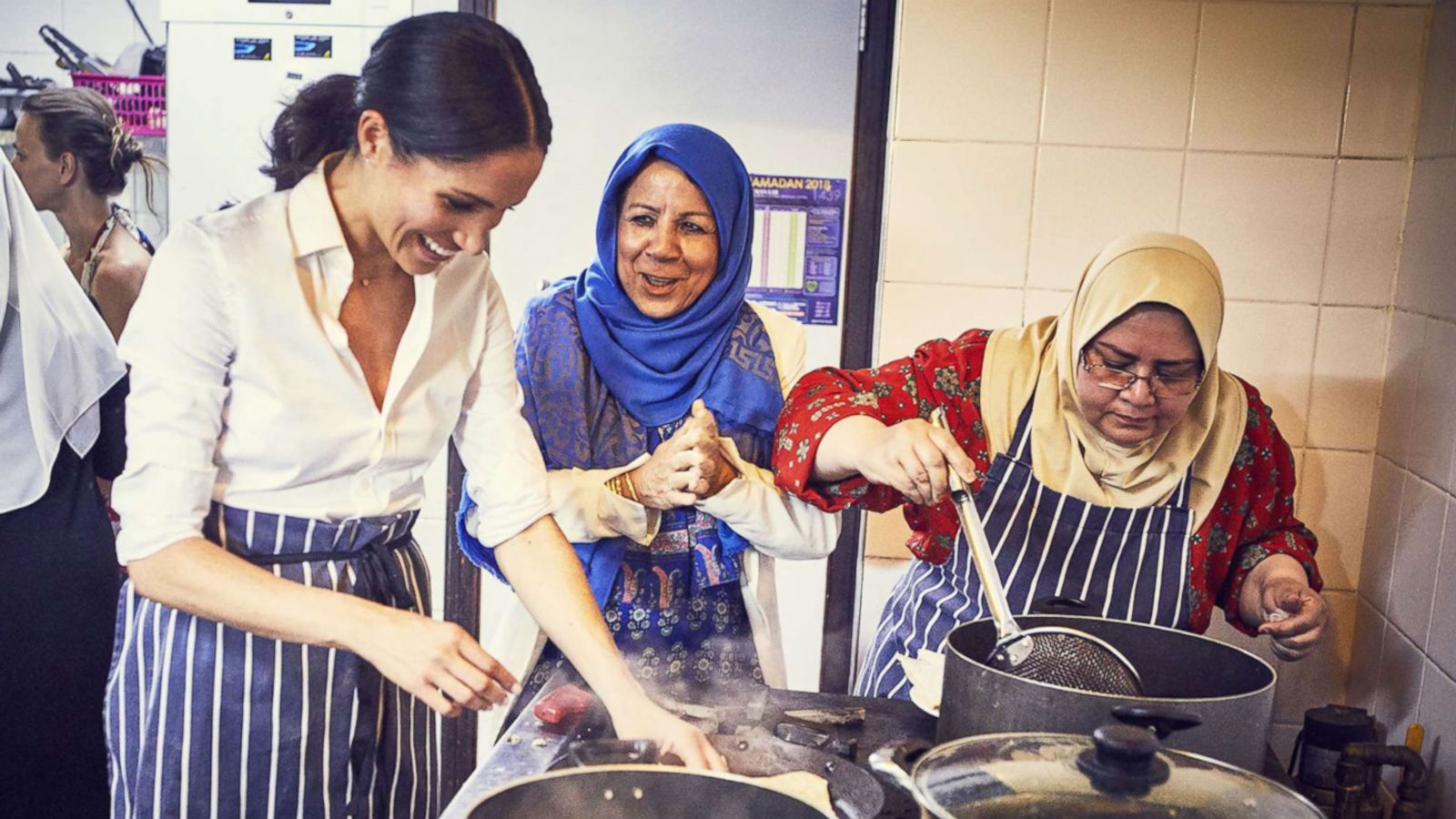 VIDEO: Duchess Meghan helps launch a cookbook for charity