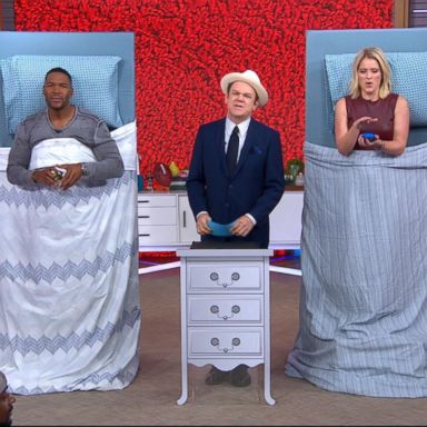 VIDEO: Sara Haines dominates 'Step Brothers' trivia game against Michael Strahan 