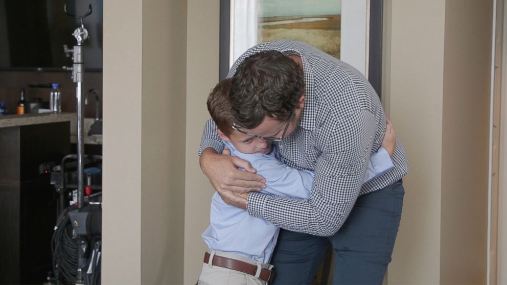 9-year-old in remission surprised by bone marrow donor who saved his life Video - ABC News